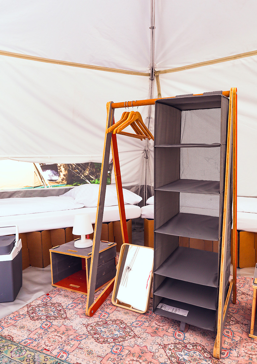 domo tent interior